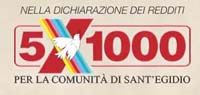 Cinque per mille alla Comunita' di Sant'Egidio