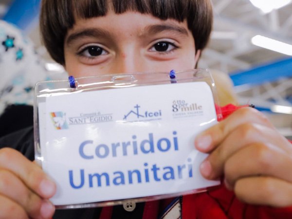 Corridoi umanitari Comunita' di Sant'Egidio